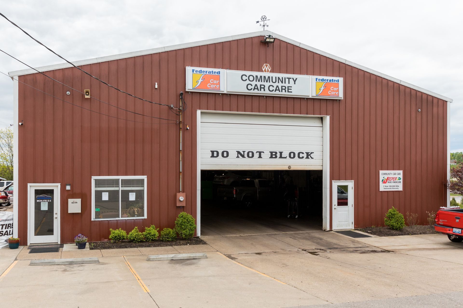 exterior view of our building