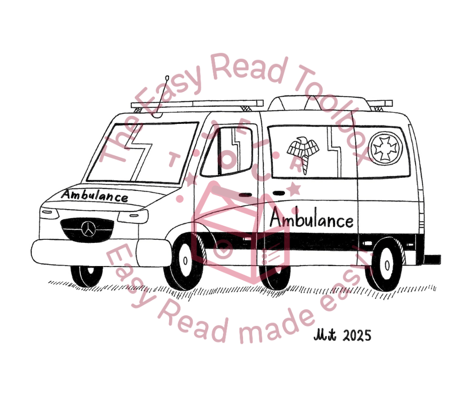 Illustration of ambulance