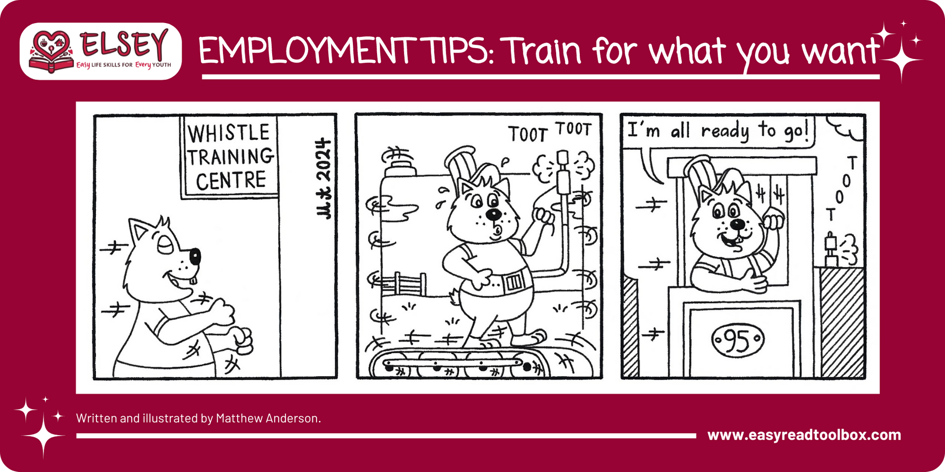 Train for what you want comic