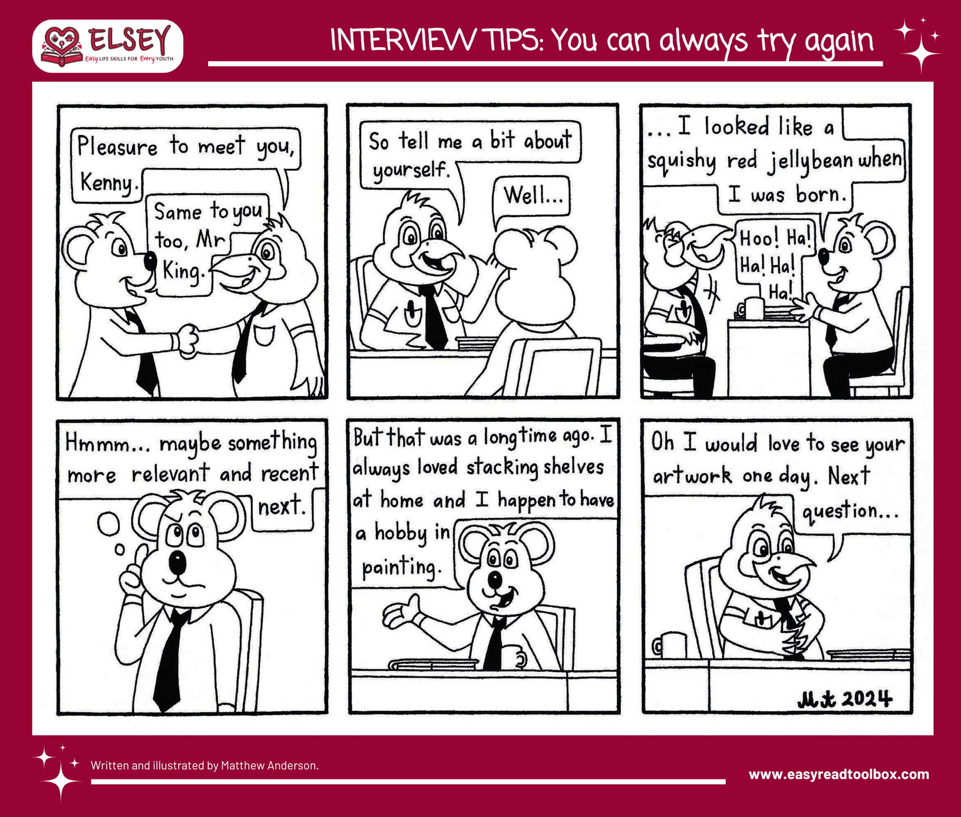 You can start again comic