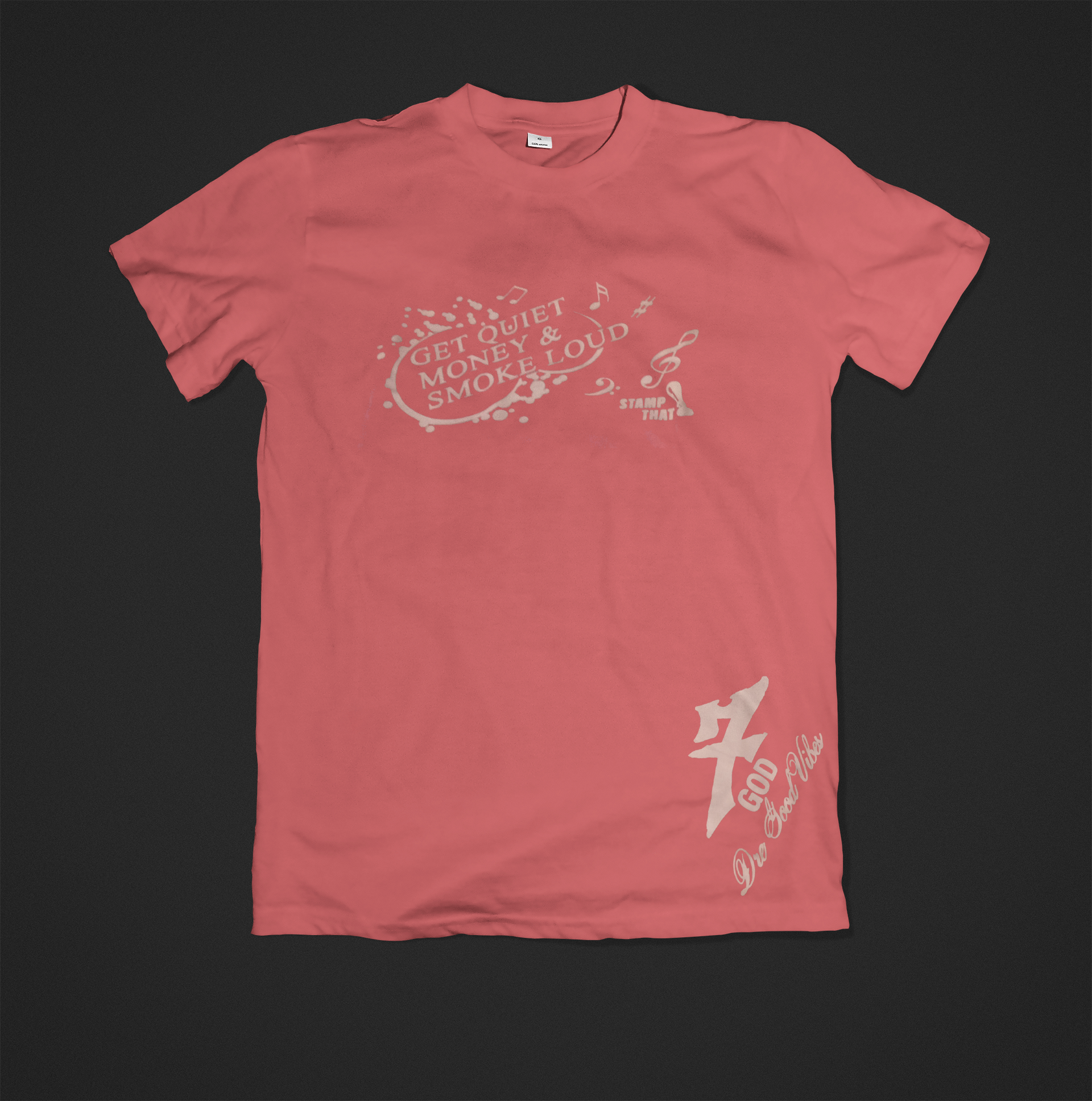 Quiet Money, Smoke Loud - T Shirt