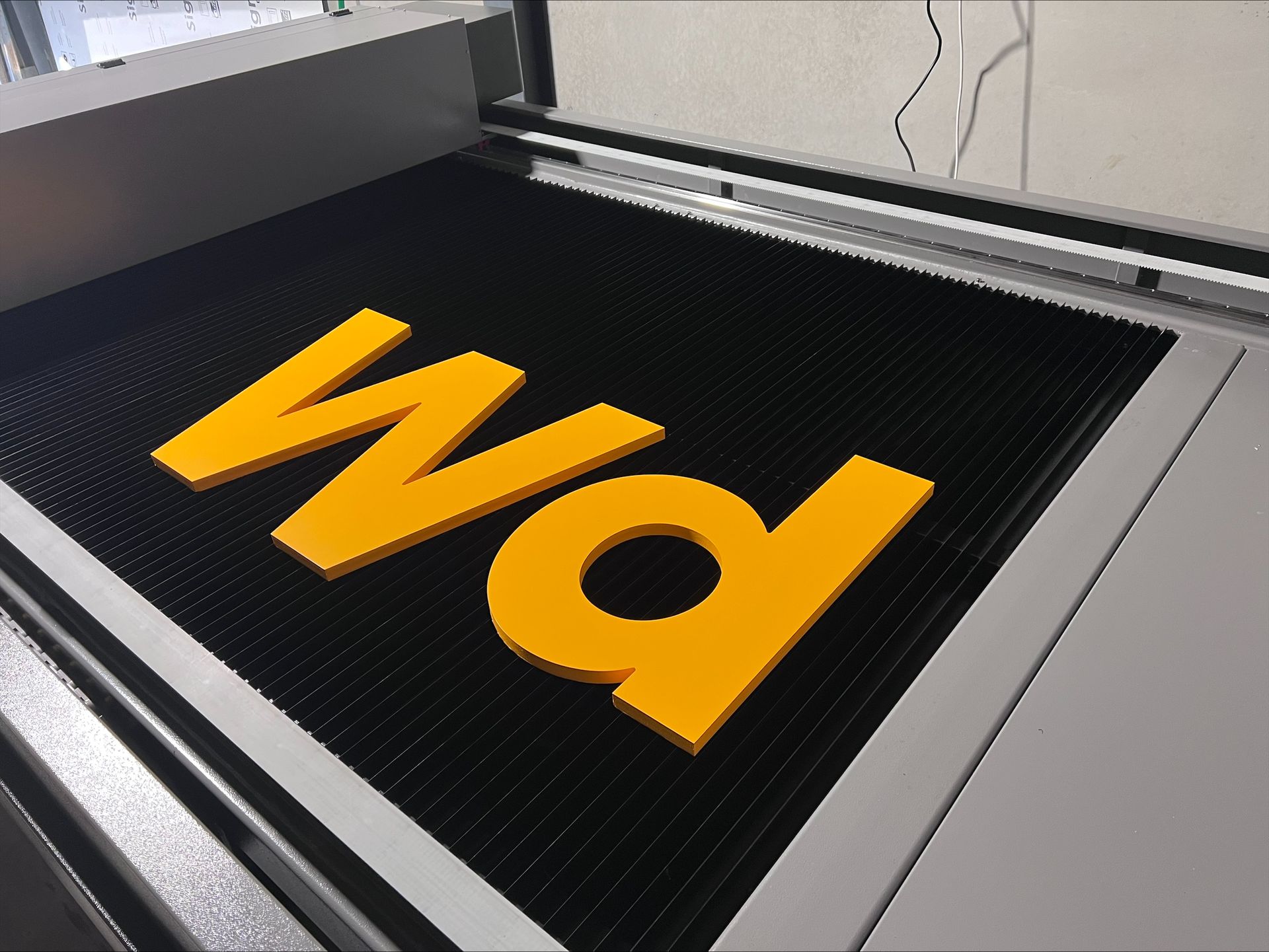 Signage That Says Wd — Metric CNC In Morisset, NSW