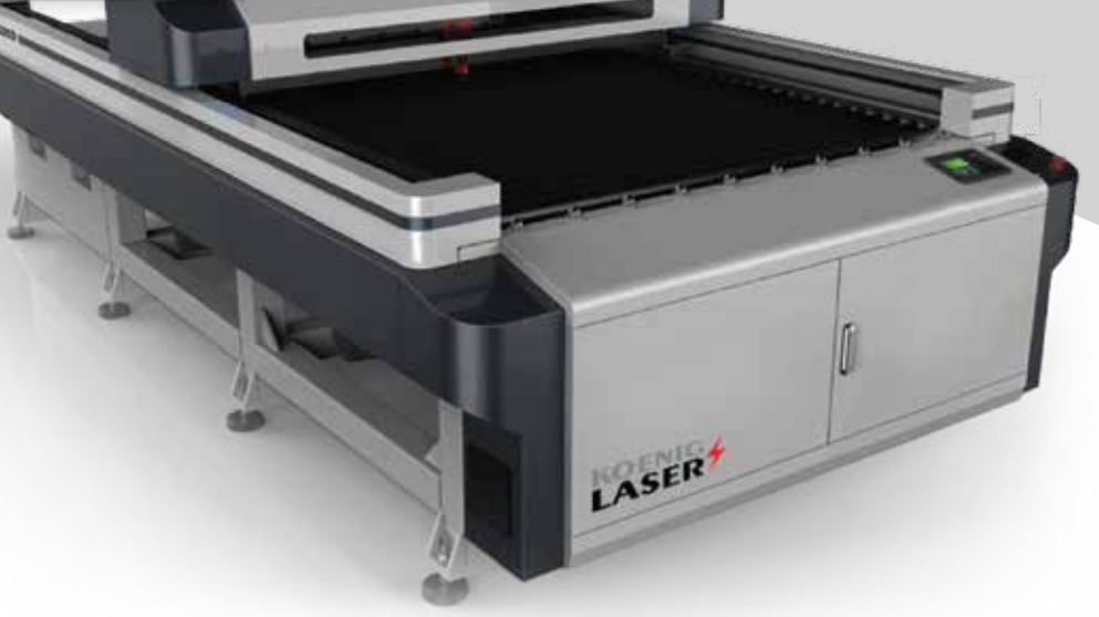 A Laser Machine Is On A Table With A White Background— Metric CNC In Morisset, NSW