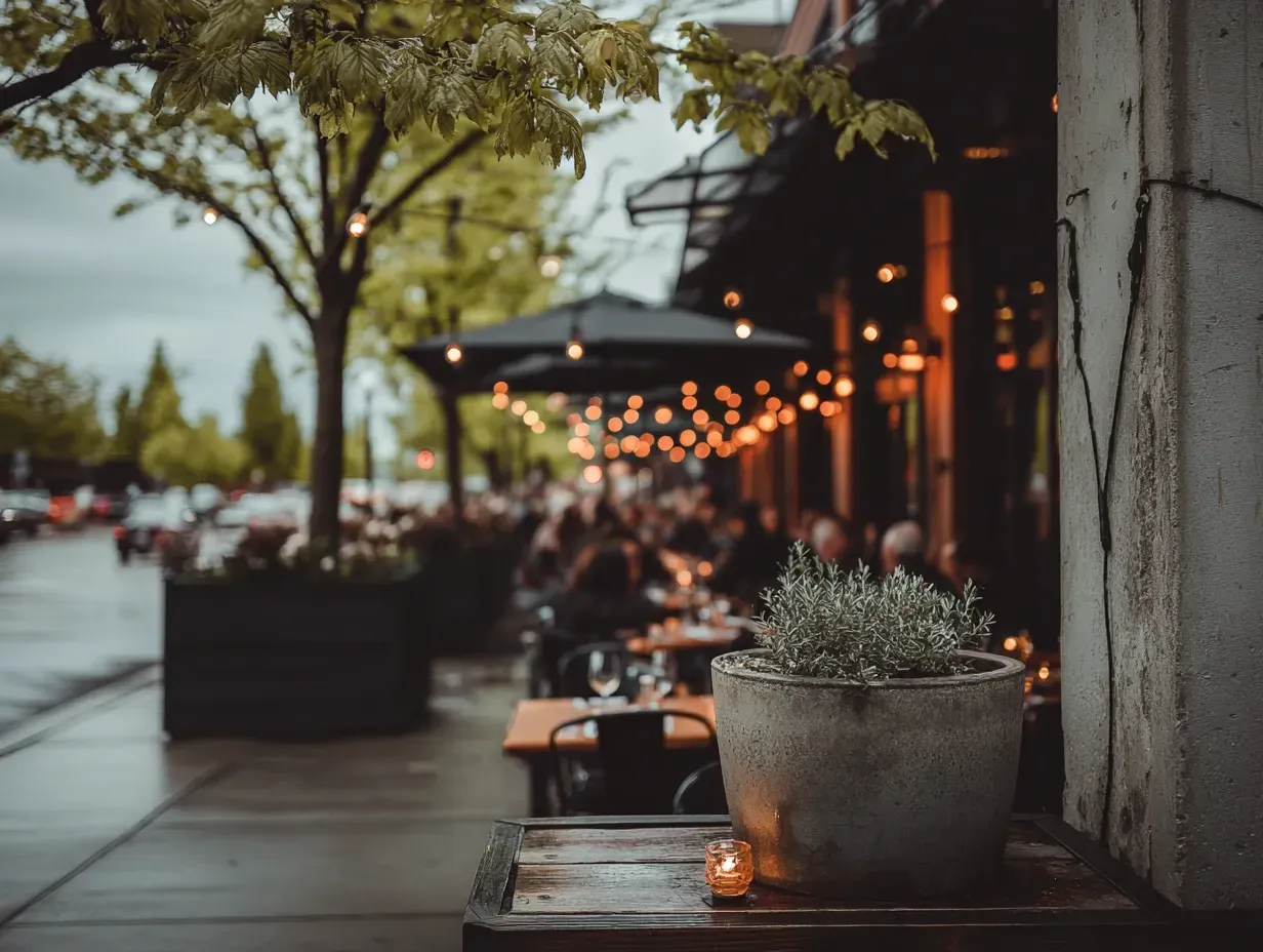 This multi-level deck and patio area uses our backyard lighting in Richmond BC for safety and definition. Keywords: multi-level lighting, deck safety, landscape definition.