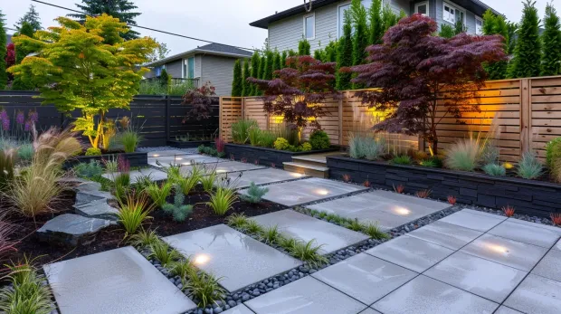 This image showcases our architectural lighting design, a key part of our landscape lighting services in Richmond BC. Our outdoor lighting services in the Broadmoor area enhance curb appeal. For luxury garden lighting services in Steveston, we are the top choice. Keywords: architectural lighting, design services, curb appeal.