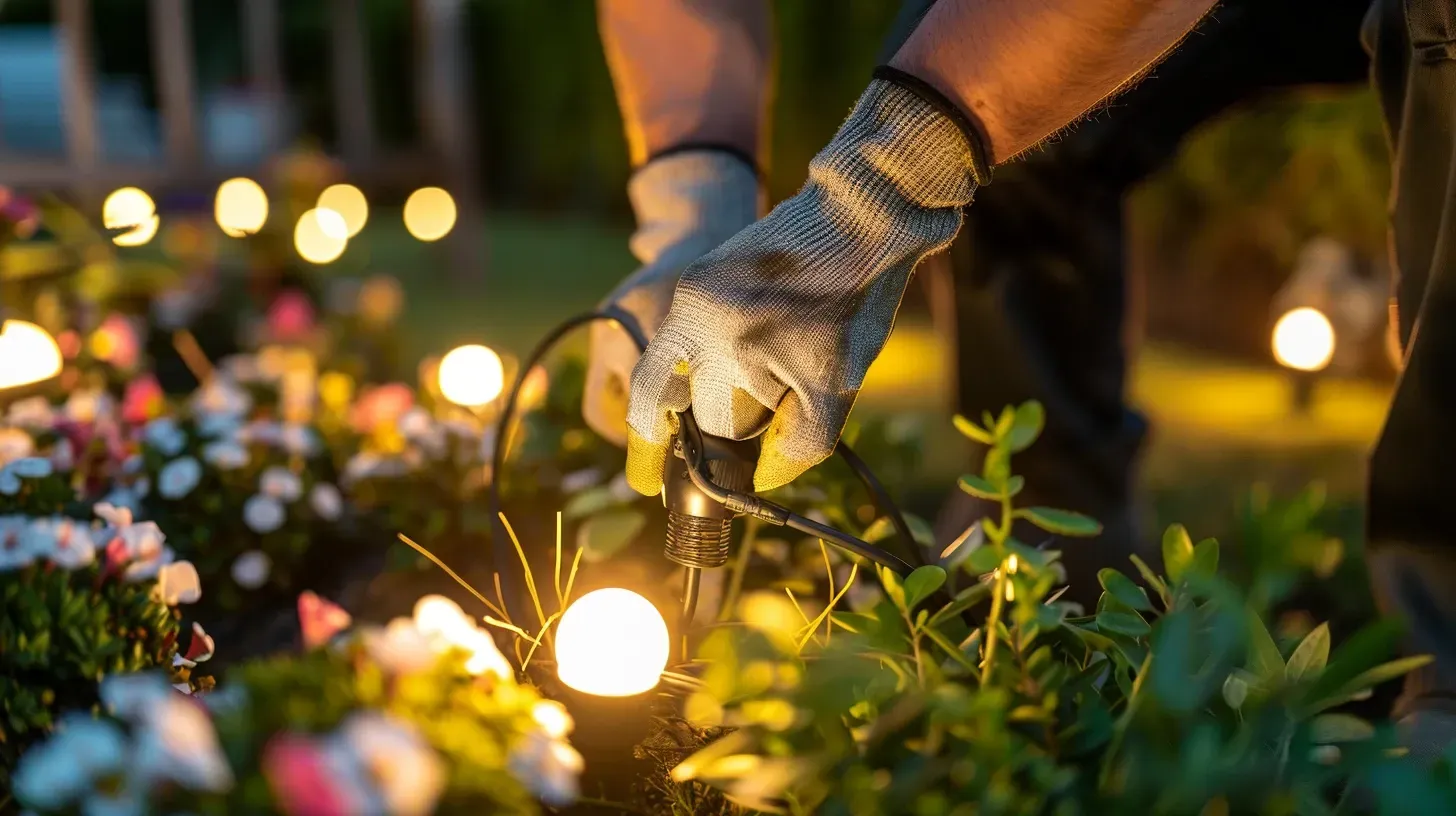The entire backyard is visible from inside the home, thanks to our backyard lighting in Richmond BC. We extend your view and connect spaces. Keywords: indoor outdoor living, extended view, landscape connection.