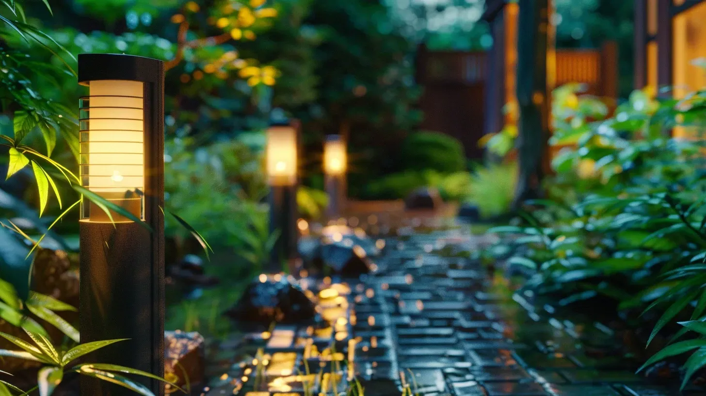 Our team designing a custom plan for garden lighting in Richmond BC. We consider plant types, viewing angles, and growth in our designs. Keywords: lighting design, landscape plan, custom solution.