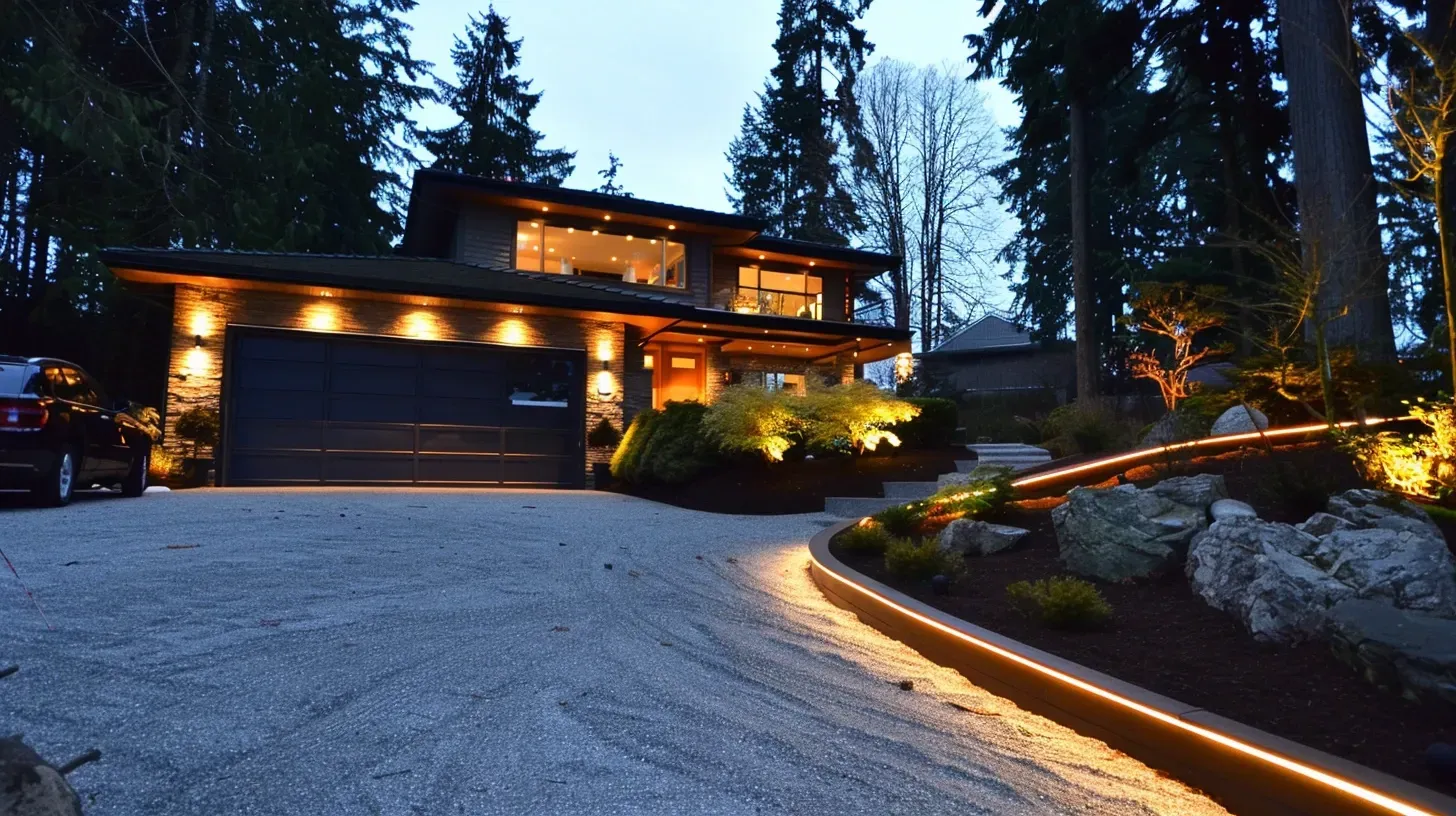 We are fixing a common issue of dimming lights during a Richmond landscape lighting repair call. Our outdoor lighting Richmond BC experts solve voltage problems. Keywords: dimming lights, voltage repair, landscape lighting repair.