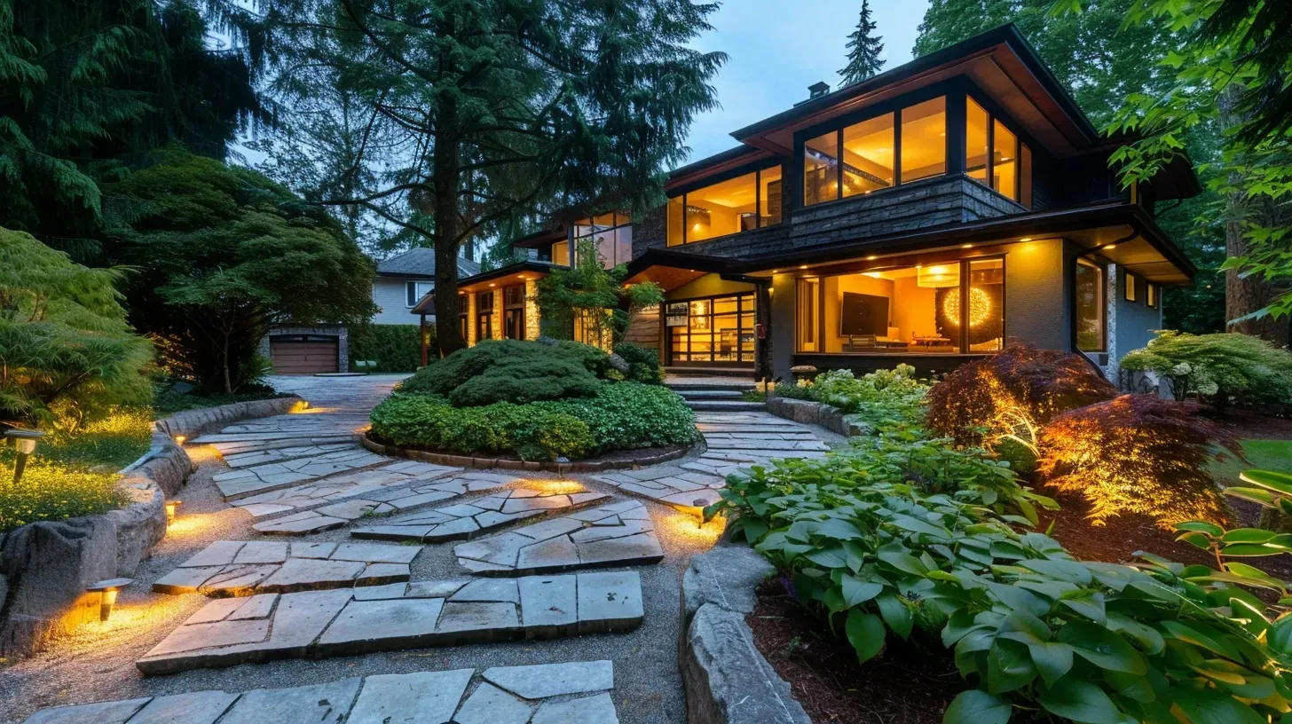 Walkways and pathways are kept safe with our commercial lighting in Richmond BC. Our lighting solutions reduce liability and prevent accidents. Keywords: pathway lighting, public safety, liability reduction.