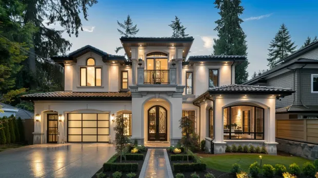 The full range of our landscape lighting services in Richmond BC is on display in this transformed backyard. Our outdoor lighting services in City Centre include installation, repair, and design. For complete garden lighting services, we are the one-stop shop. Keywords: installation, repair, design, full-service.