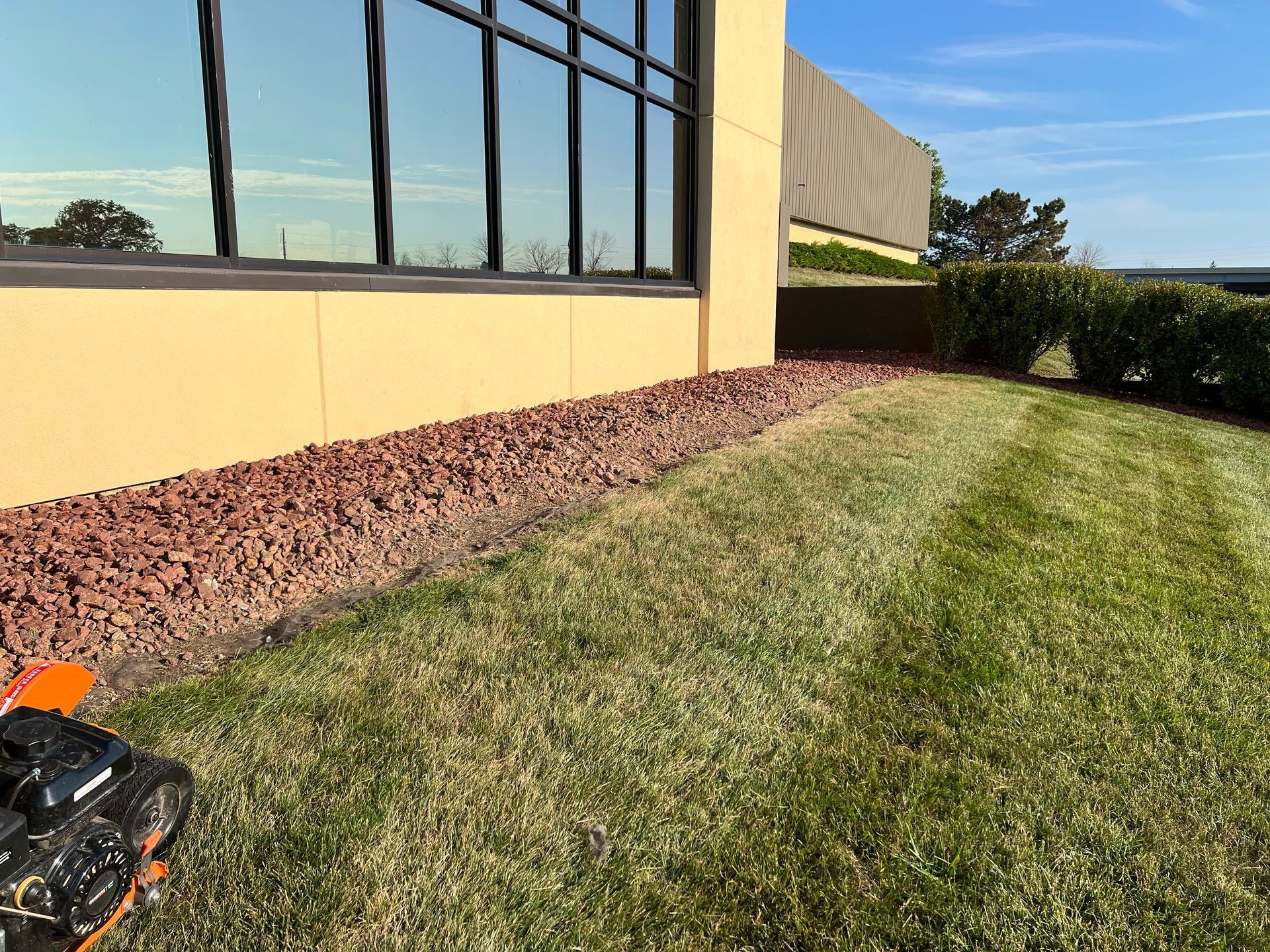 A commercial landscape project in Fond du Lac, WI