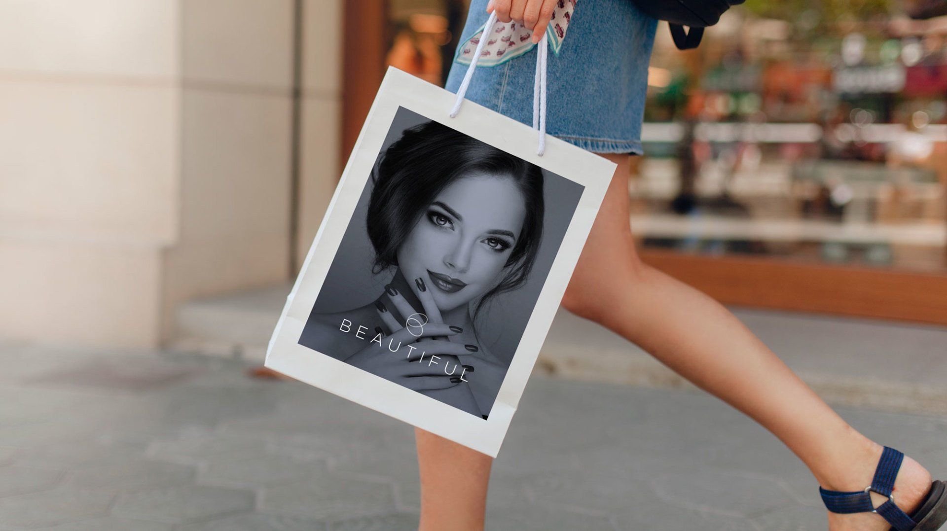 Merchandise design, branded carrier bag design