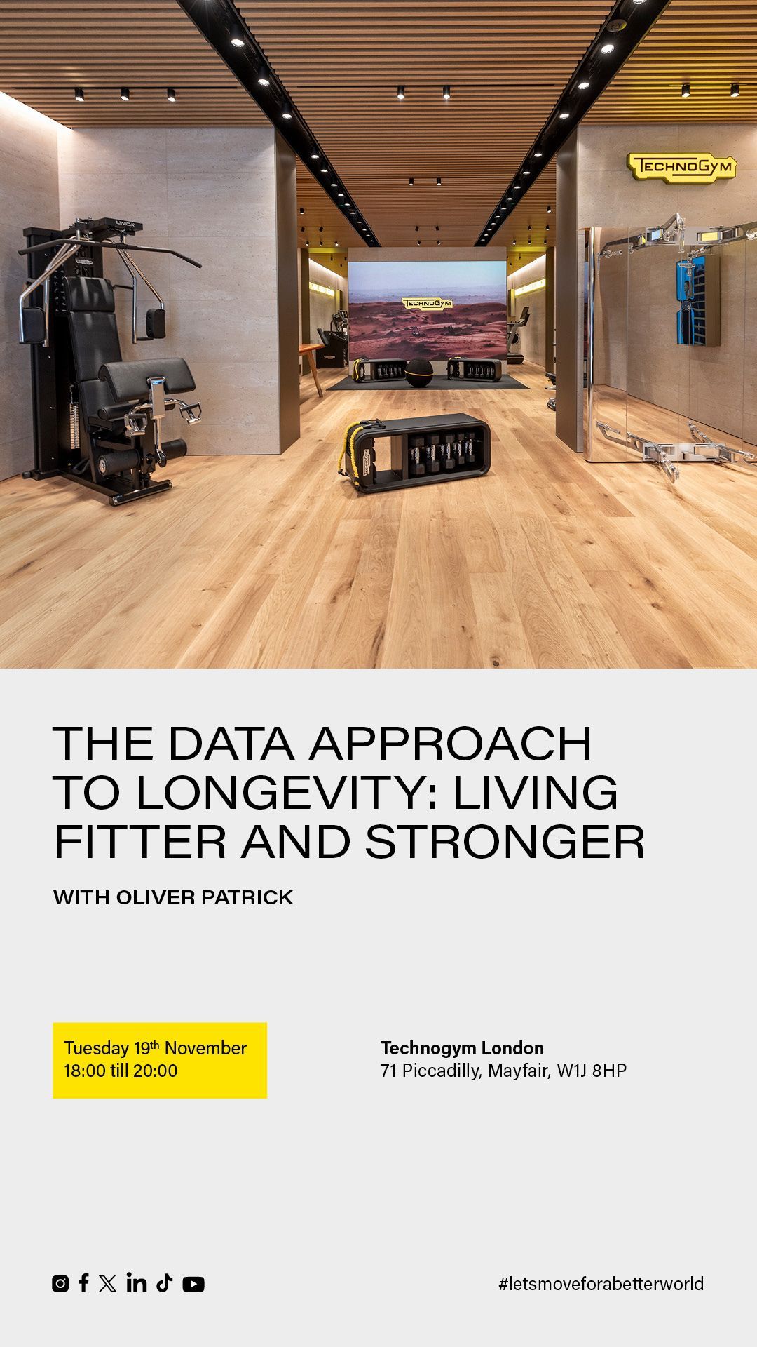 Technogym Data Approach digital invite