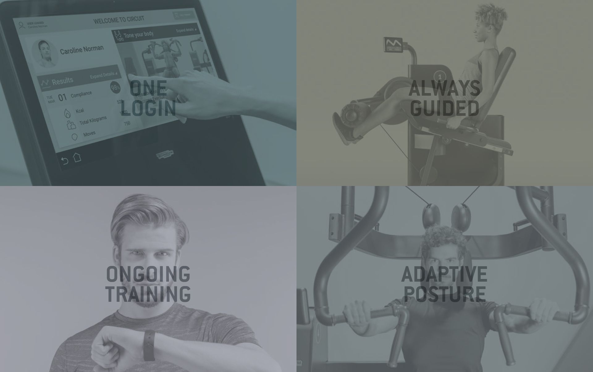 Technogym large format gym graphics