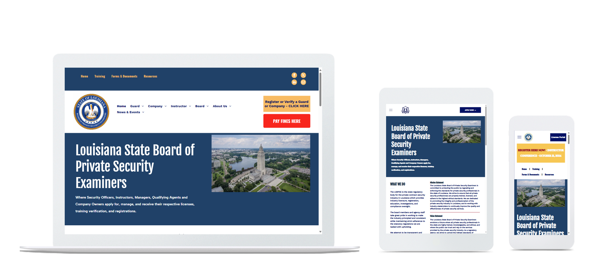 State Licensing Board Brings their Digital A-Game.