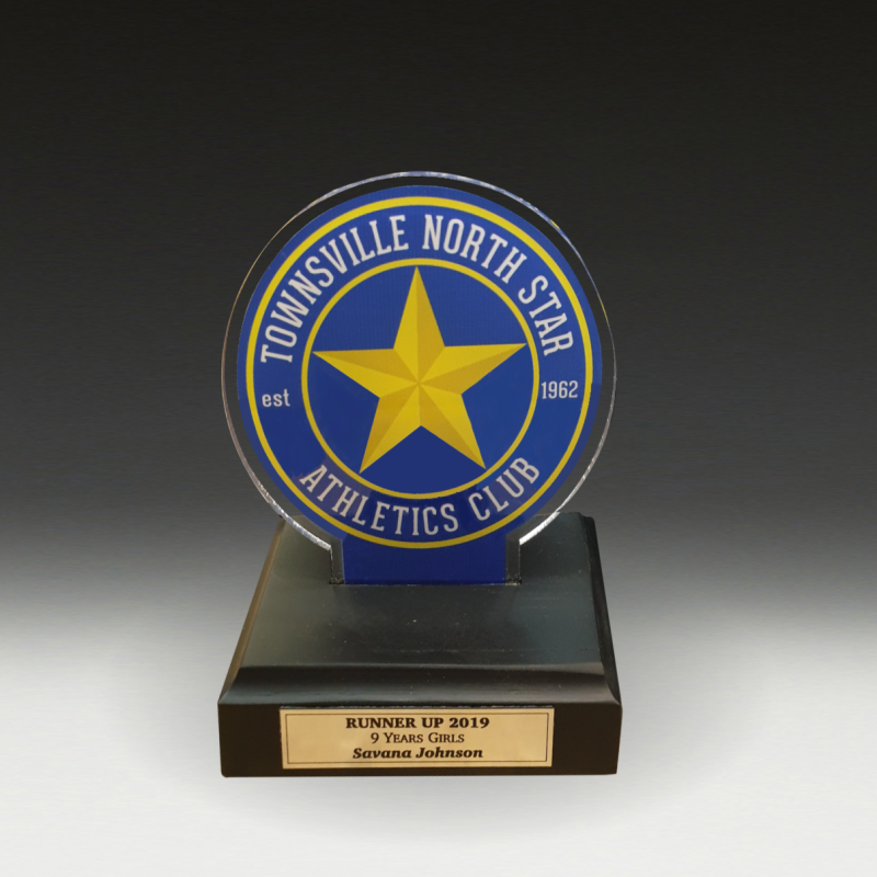 custom acrylic trophy