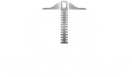 Gray zipper icon centered on a white background, partially unzipped at the top
