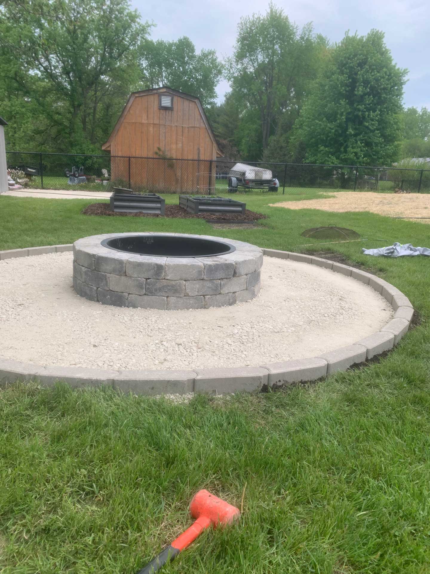 Fire Pit — Harvard, IL — Power Tree & Landscaping