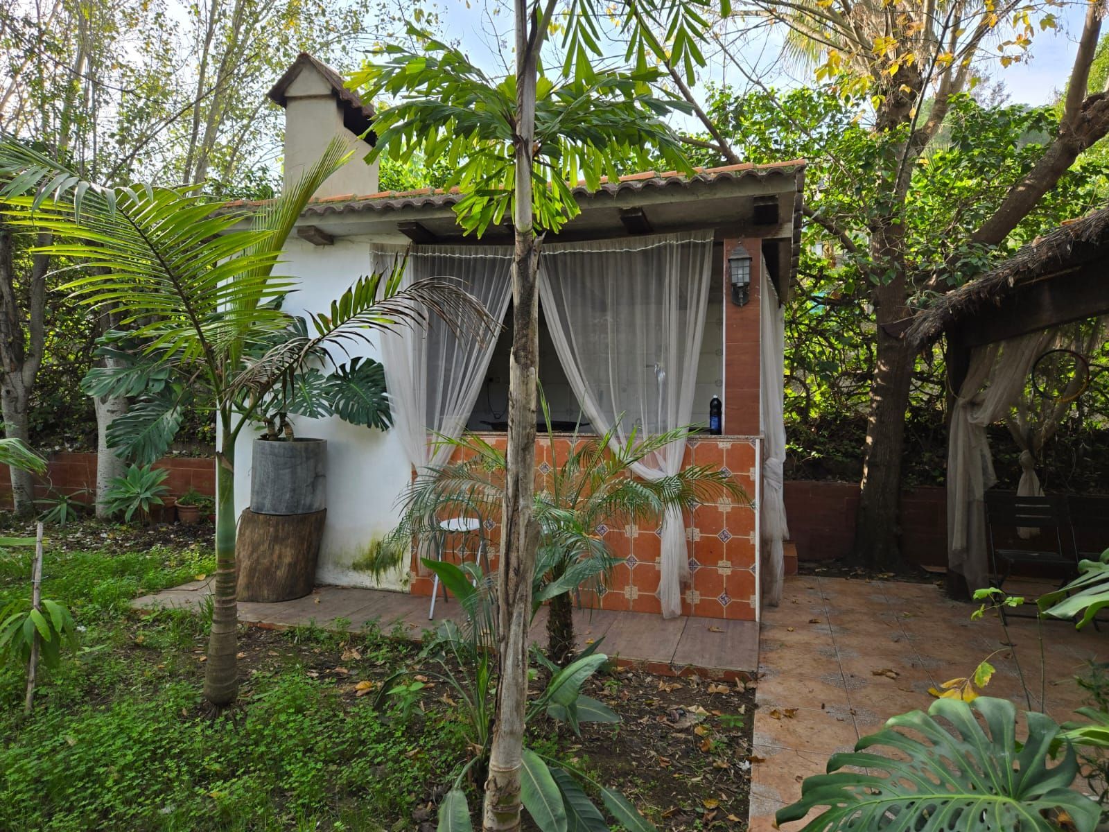 Summer cooking area