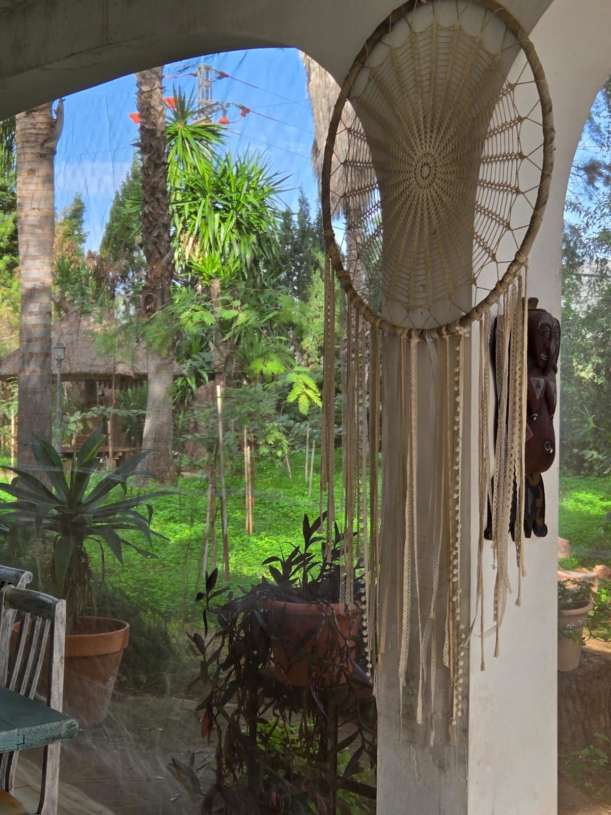 Dream catcher on the terrace