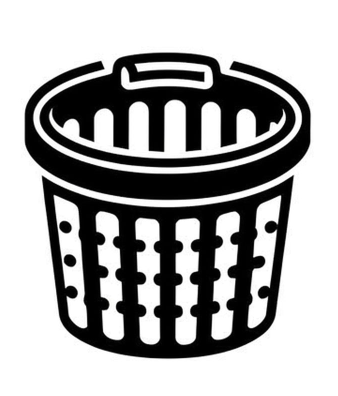 Icona cestino porta biancheria