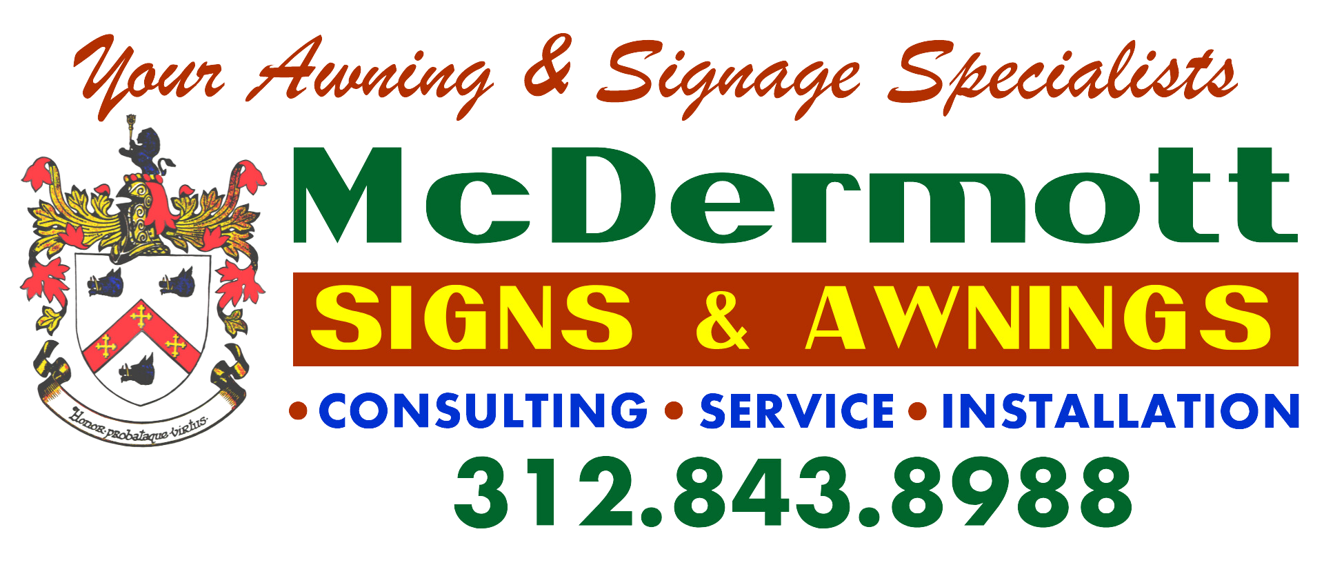  McDermott Signs and Awnings - WMC Signs logo