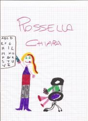 disegno che raffigura l'oculista realizzato da un piccolo paziente
