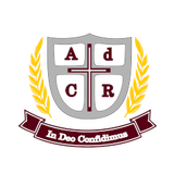 Le logo de l'académie du christ-roi est un bouclier avec une croix dessus.