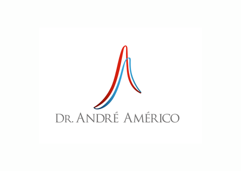 Logotipo do Dr. André Américo com um 