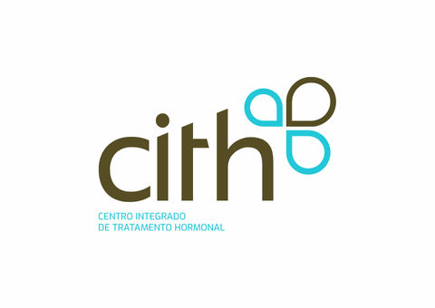 Logotipo do CITH, um centro de tratamento hormonal, com 