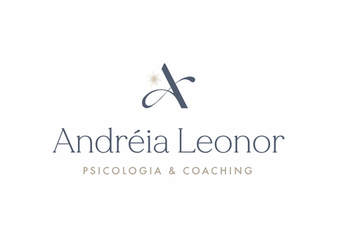 Logo for Andréia Leonor: stylized 