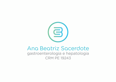 Logotipo da médica gastroenterologista e hepatologista Ana Beatriz Sacerdote, 