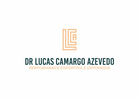 Logotipo do Dr. Lucas Camargo Azevedo. Apresenta as iniciais 