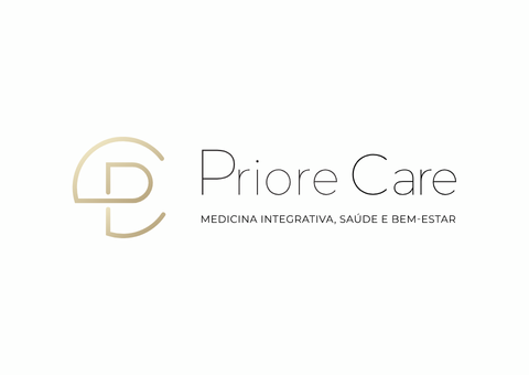 Logo for Priore Care: Gold monogram 
