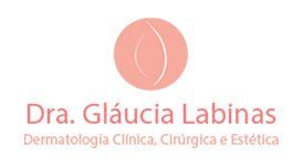 Um logotipo para uma dermatologista chamada dra. glaucia labinas