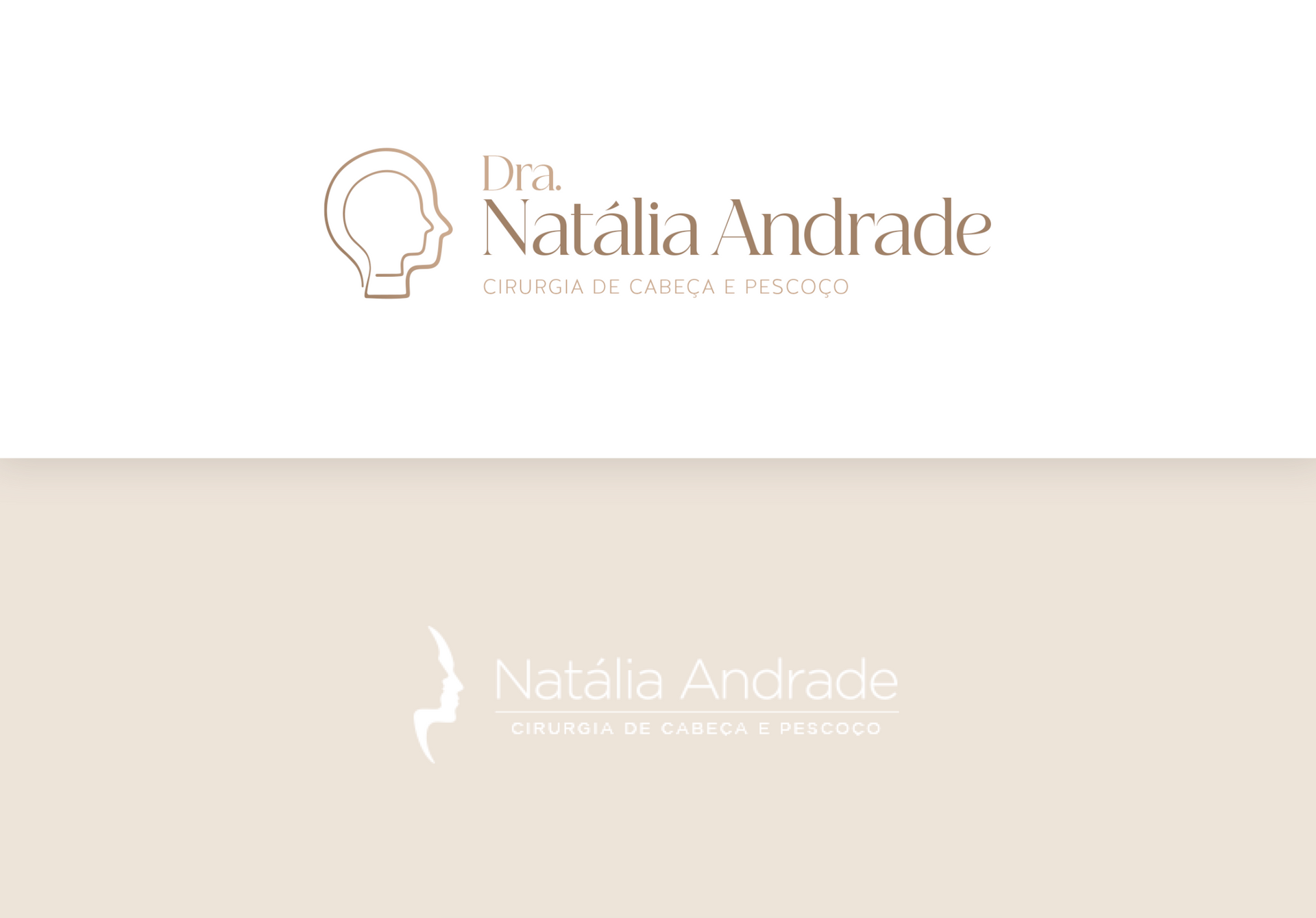 Um logotipo para uma médica chamada natalia andrade