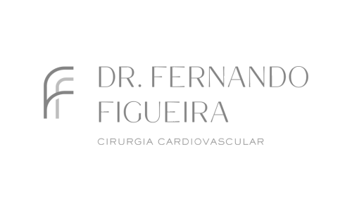 O logotipo do dr. fernando figueira é um logotipo preto e branco.