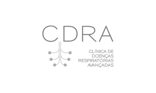 A logo for cdra clinica de doenças respiratorias avancadas