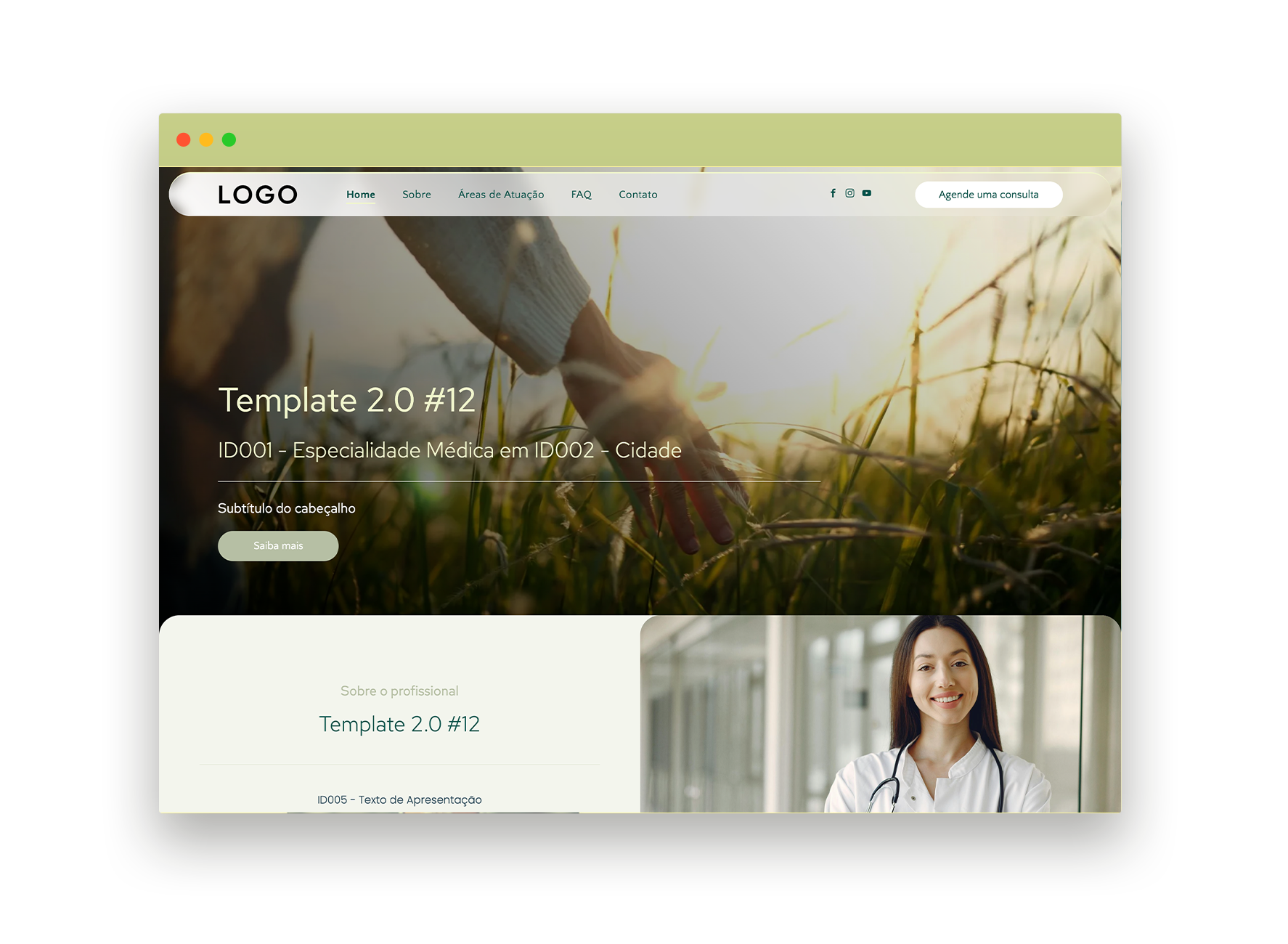 Uma captura de tela de um site na tela do computador.