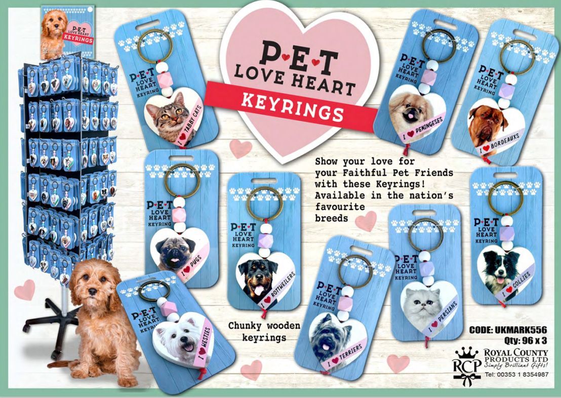 Pet Keyrings from Royal County Products
