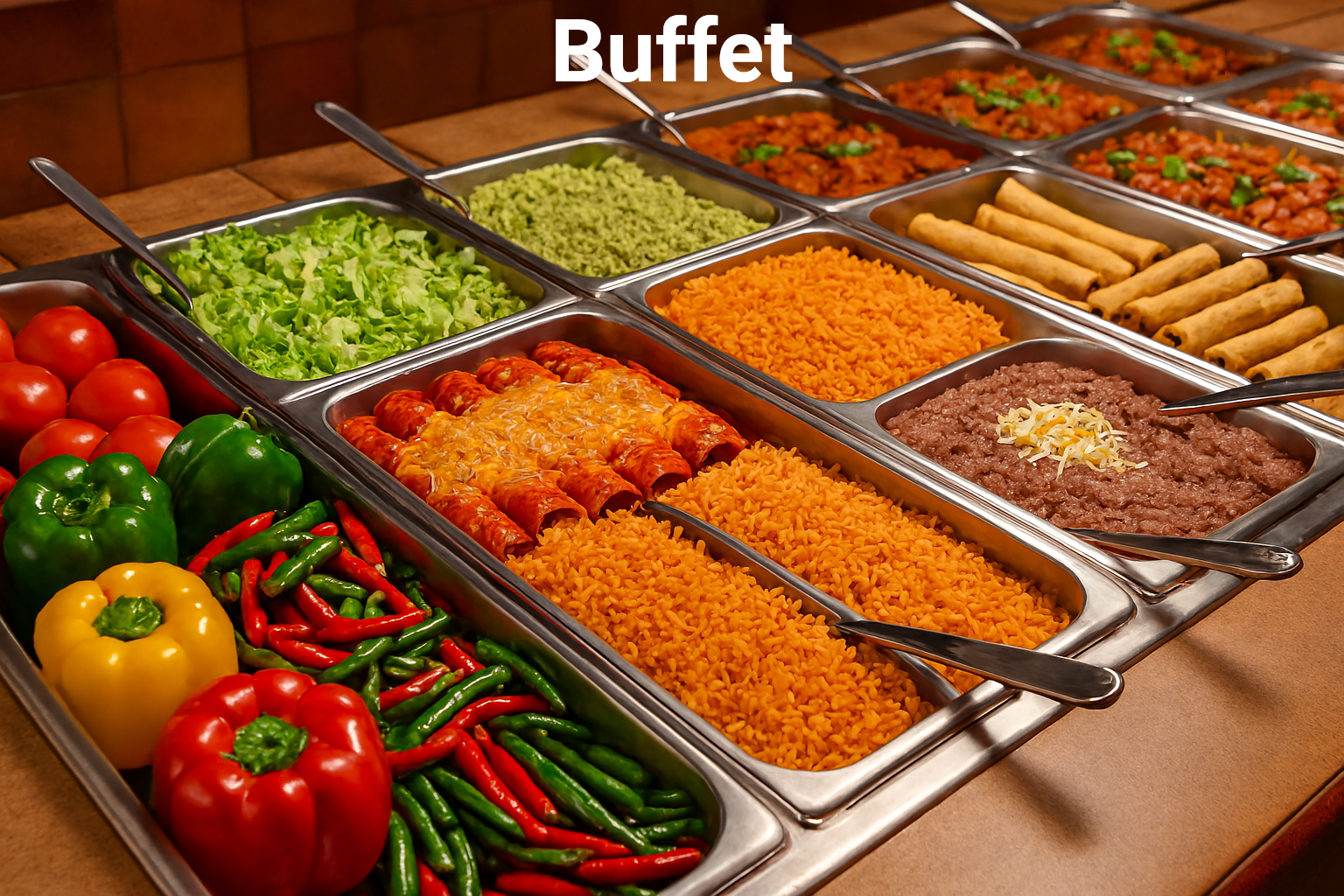 Mexican Food Buffet