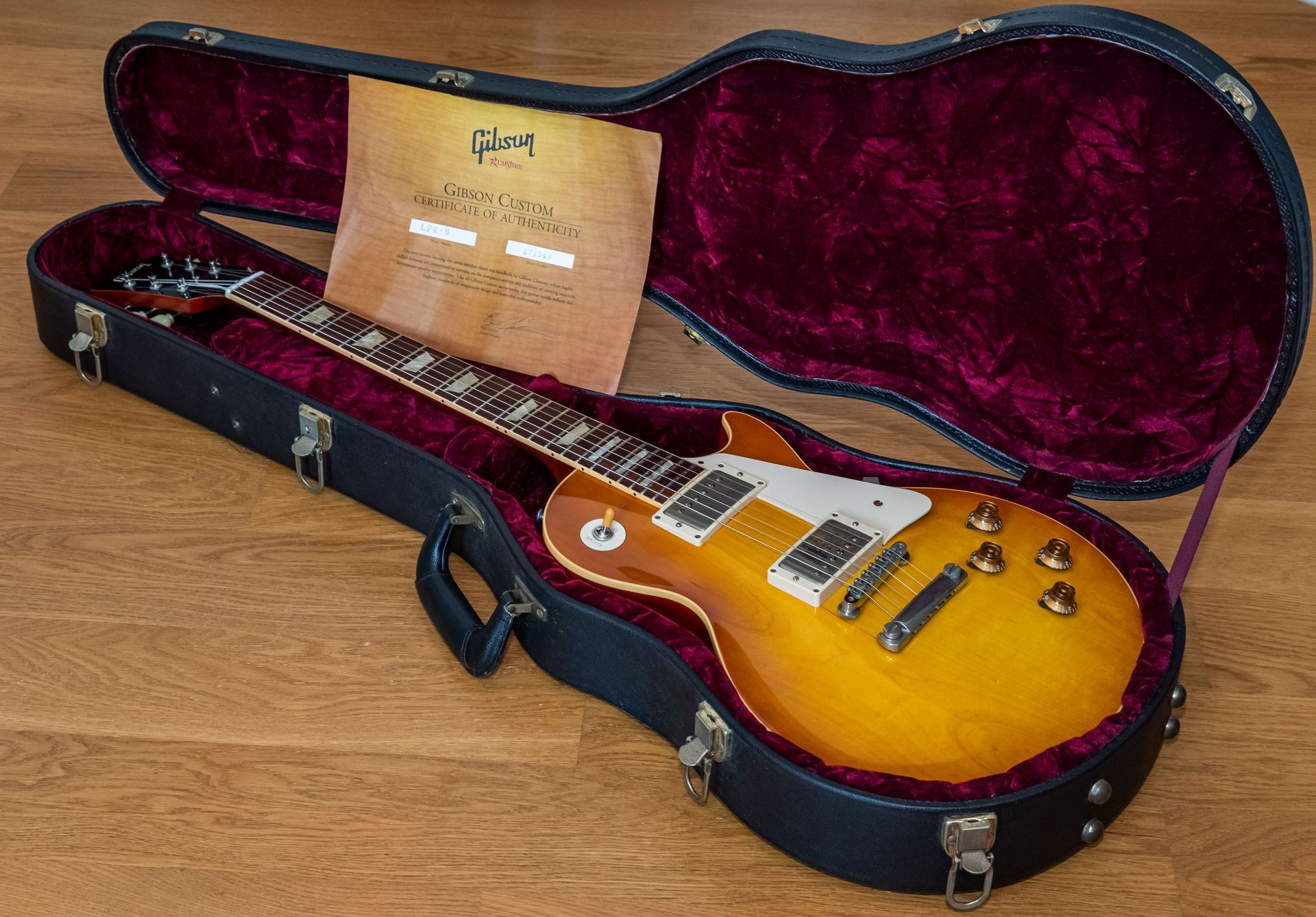 2007 Gibson Les Paul Custom Shop R8 Sunrise Teaburst VOS