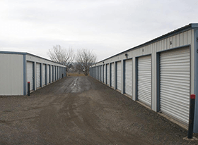 Paved Road to Storage Rentals