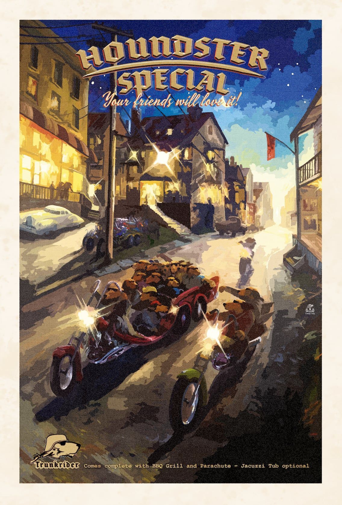 Vintage Poster - Tumbleton Ave