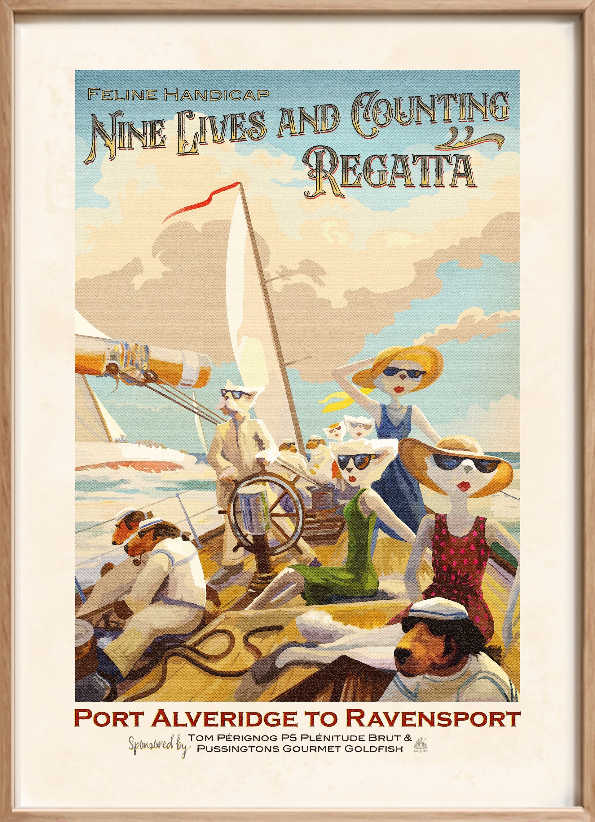 Vintage Poster - Port Alveridge Regatta