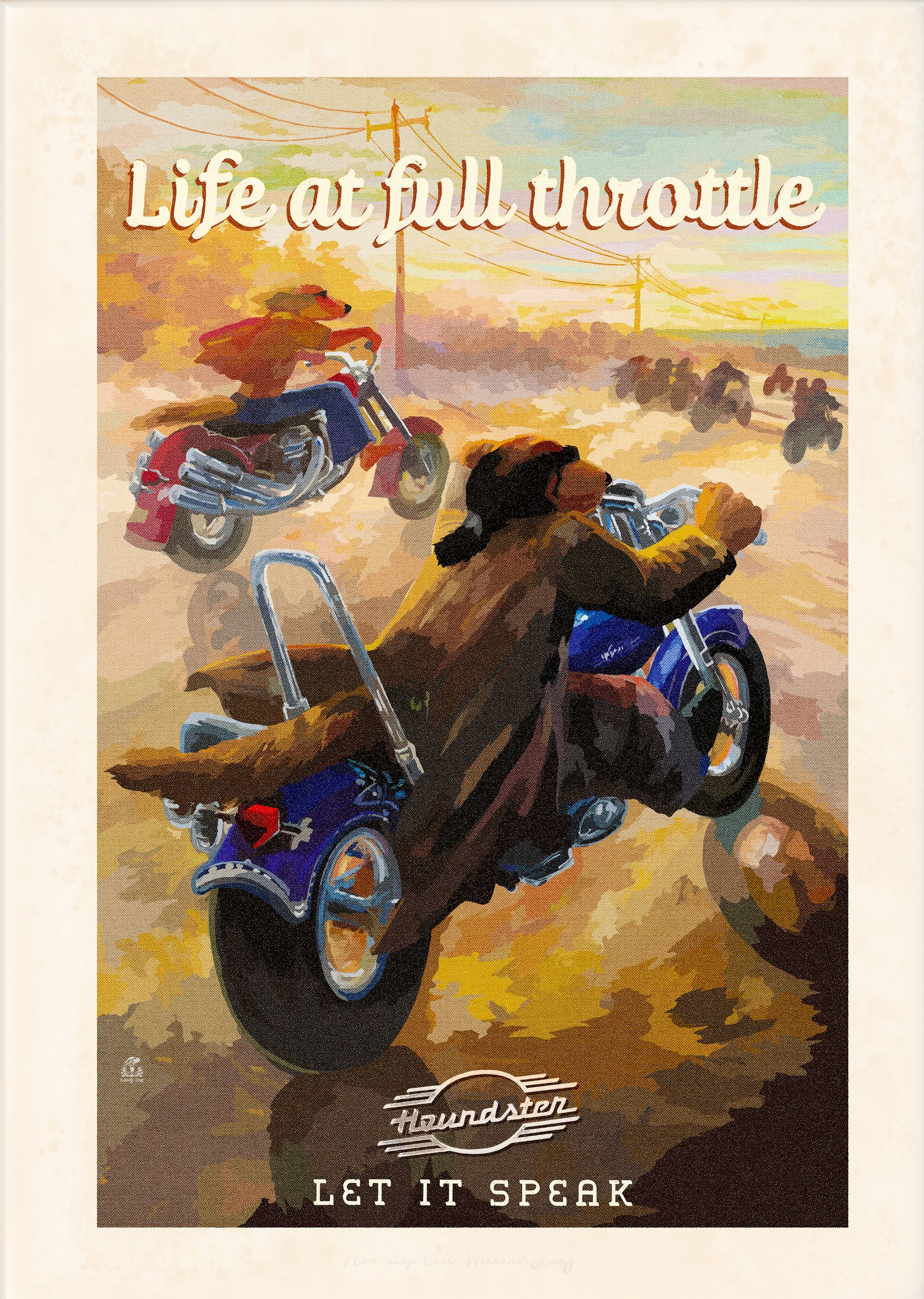 Vintage Poster - Bound for Beaconsfield