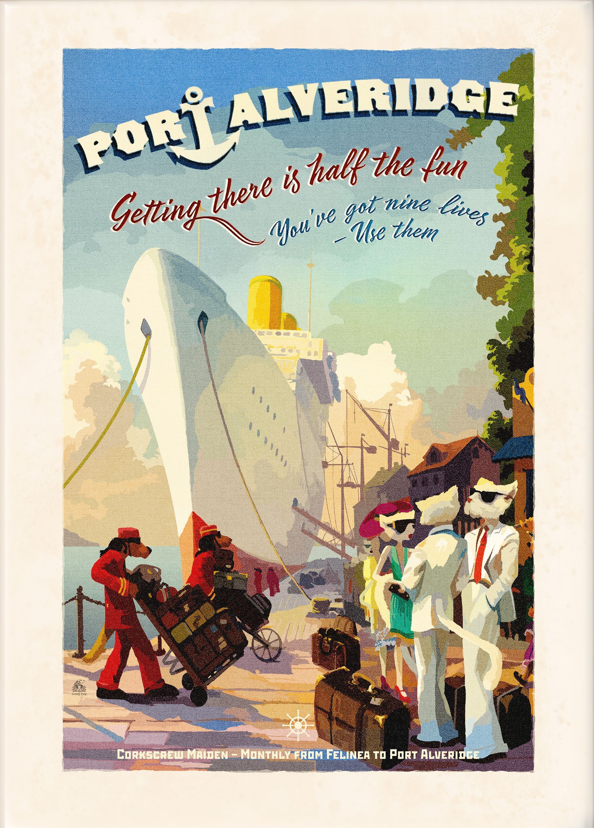 Vintage Poster - The Mad Piper