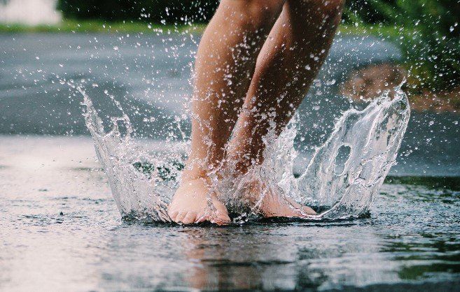 Human Feet While Raining | Launceston, Tas | Atkins Removals & Storage Pty Ltd