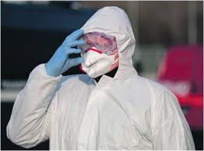 operatore di azienda di sanificazione