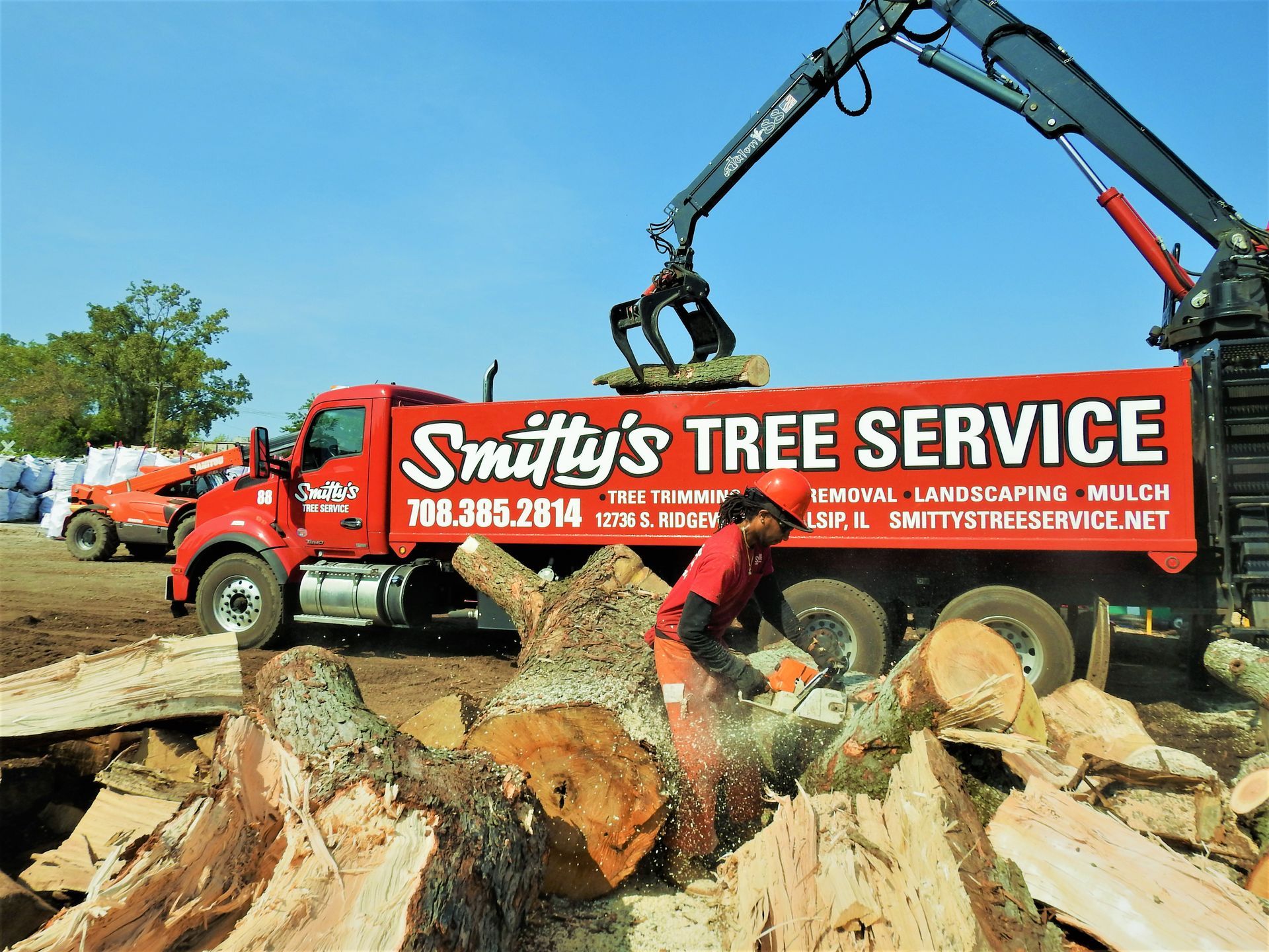 Two Men and A Truck — Alsip, IL — Smitty’s Tree Service